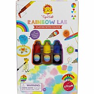 Rainbow Lab Playing With Color