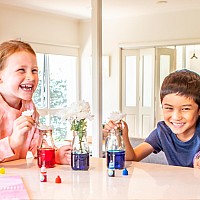 Rainbow Lab Playing With Color