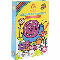 Tiger Tribe Rainbow Garden Colour By Numbers