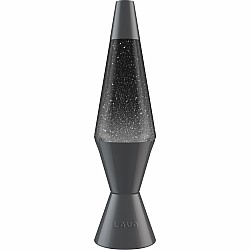 10'' Glitter Lava Lamp - Silvery Slate