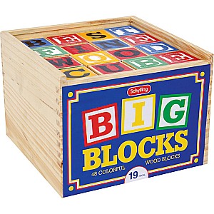 Large Wooden ABC Blocks