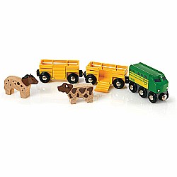 Eisenbahn Holzspielzeug Holz Spielzeug 33280 BRIO Frachtverladestation 6-tlg 