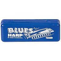 Blues Harmonica In Plastic Case