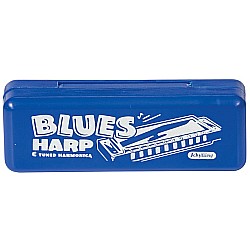 Blues Harmonica In Plastic Cas