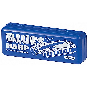 Blues Harmonica In Plastic Cas
