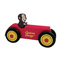 Curious George Wooden Car