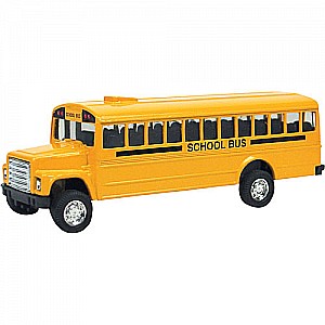 Diecast Bus, Pull-Back