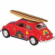 Die-cast 1967 Beetle With Surfbd