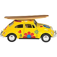 Die-cast 1967 Beetle With Surfbd