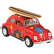 Die-cast 1967 Beetle With Surfbd