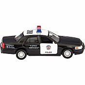 Diecast Police car w Pull-Back action