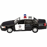 Die Cast Police Car Crown Victoria, Pull Back