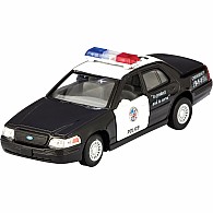 Die Cast Police Car Crown Victoria, Pull Back