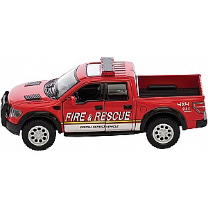 Diecast Raptor Fire-Police Rescue