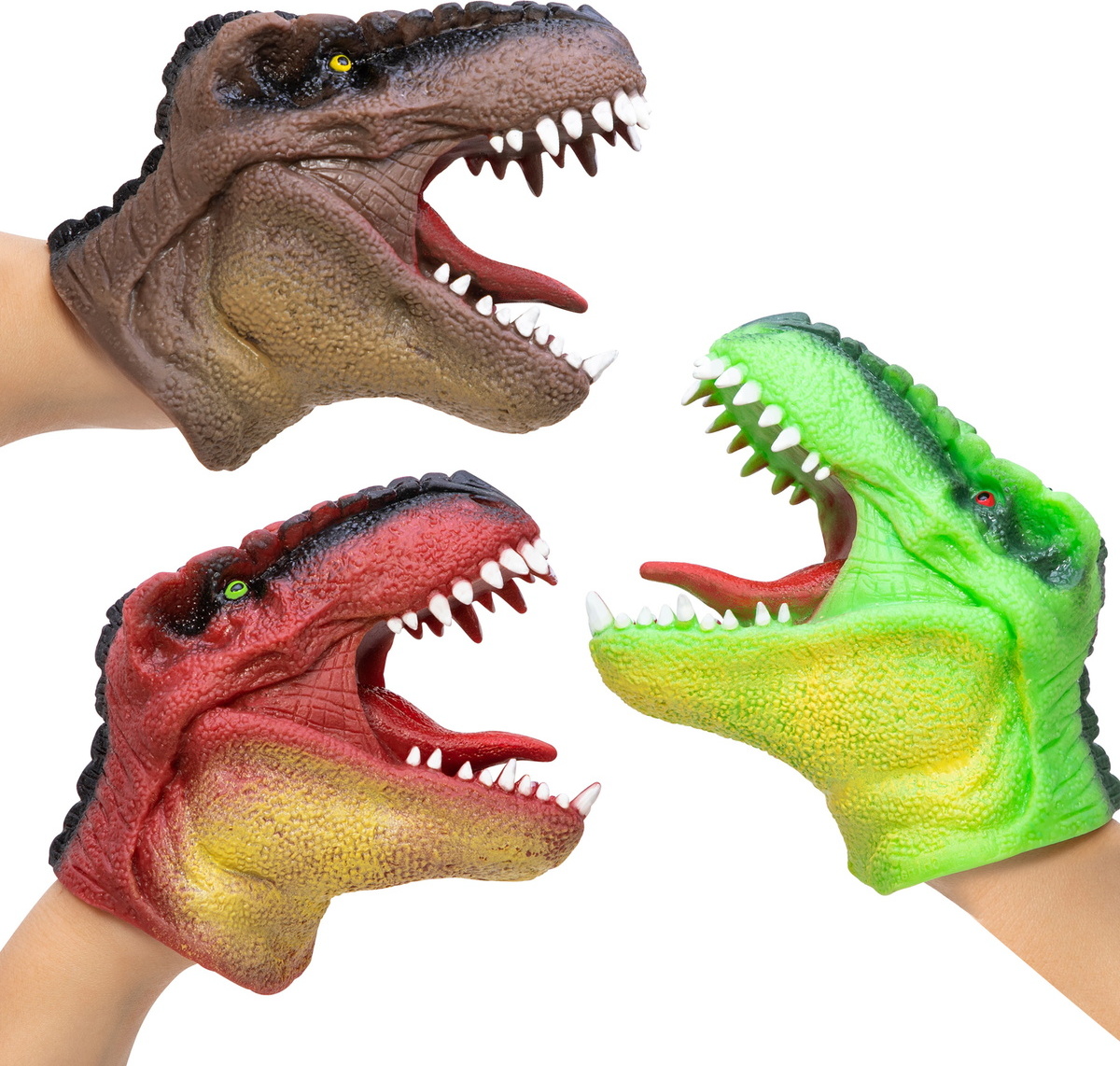 1 EA Schylling Dino Hand Puppet
