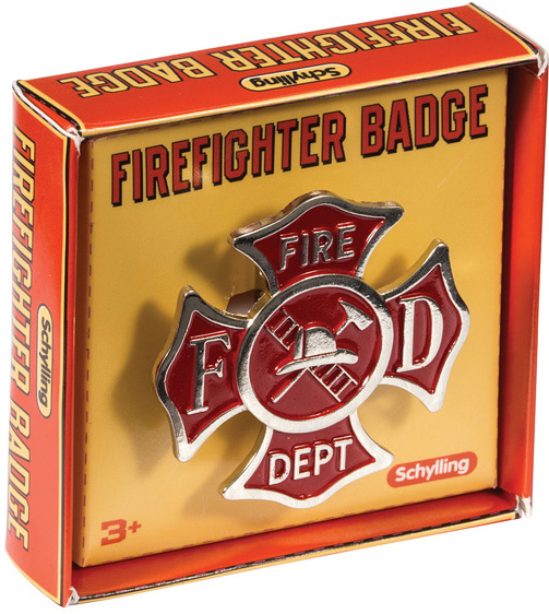 Firefighter Badge Toy by Schylling FDB 