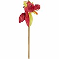 Flaming Dragon Roaring Ride On Stick Pony for Ages 3+