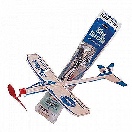 Sky Streak Balsa Wood Airplane