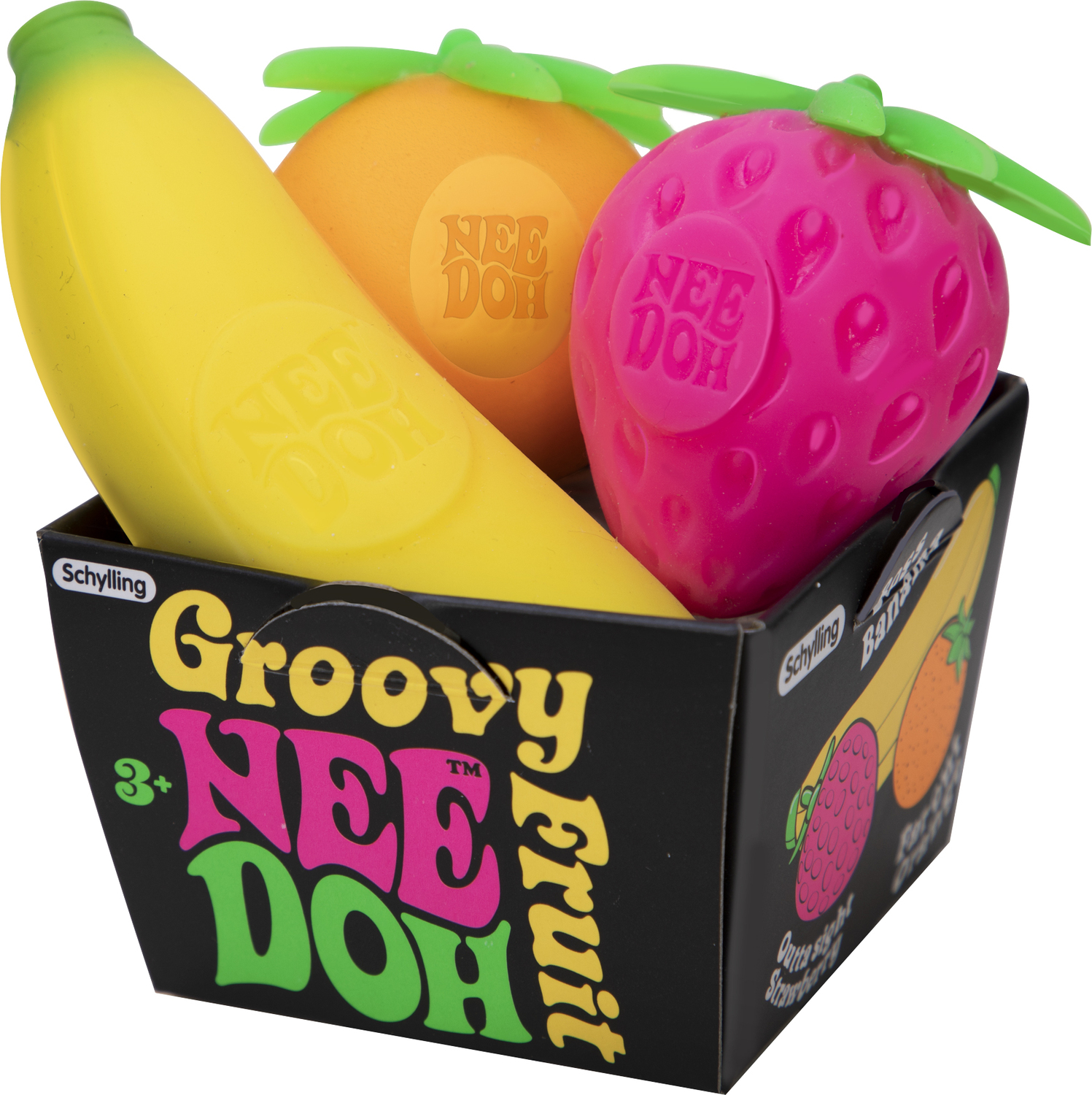 Groovy Fruit Nee Doh fidget sensory toy - Building Blocks