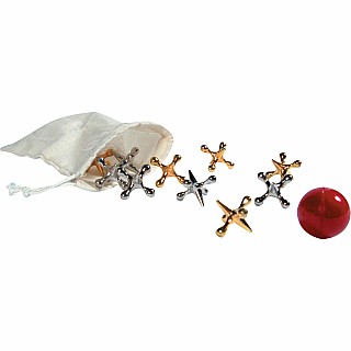 Jacks - The Classic Ball & Jacks game w Metal Jacks