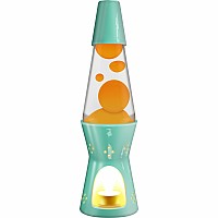 Lava Lamp Candle Light Turquoise, Orange, Clear