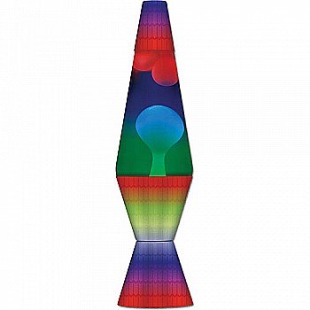 Lava Lamp 14.5"-  Rainbow