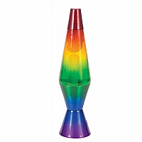 14.5" Rainbow Lava Lamp