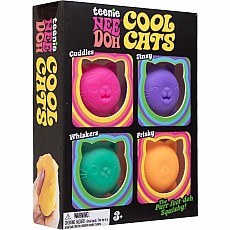 Teenie Cool Kittens NeeDoh - 4 pack (assorted)