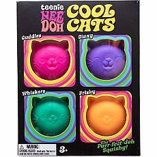 Teenie Cool Kittens NeeDoh - 4 pack (assorted)