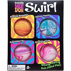 Teenie Swirl NeeDoh - 4 pack (assorted)