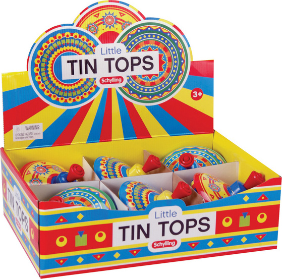 Mini Tin Tops Assorted
