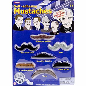 Mustaches  Self Adhesive by Schylling