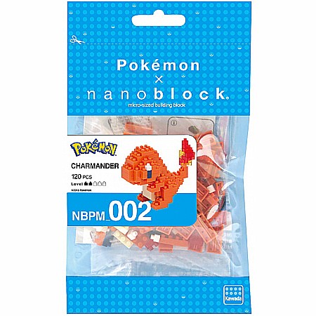 NBPM-002 Charmander Nanoblock Pokemon 