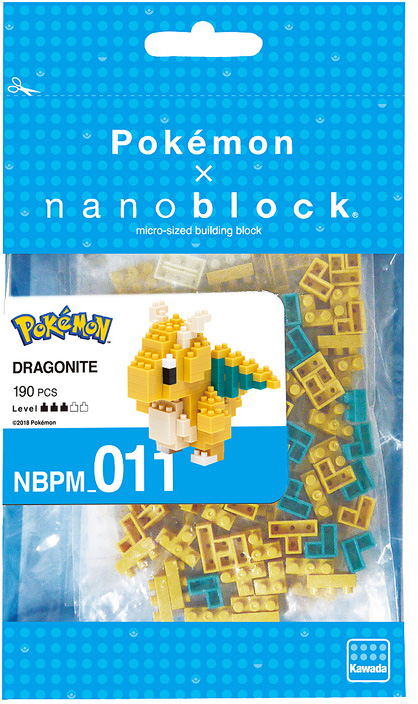 Nanoblock Pokemon Series: Dragonite - Black Diamond Games