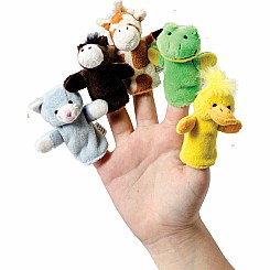 Plush Finger Puppets Assorted - sold individually