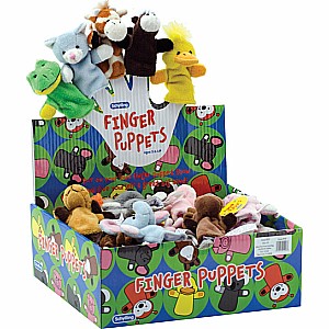 Plush Finger Puppets (Assorted Animals)