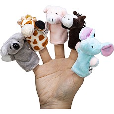 Plush Finger Puppets (Assorted Animals)