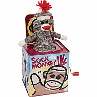 Sock Monkey Jack In the Box