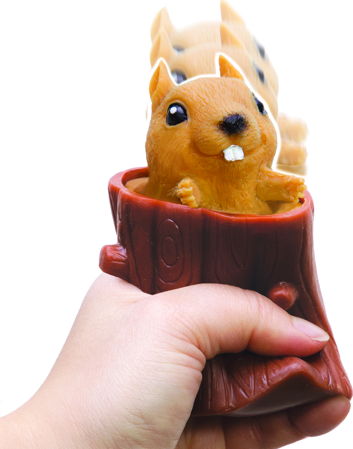 Nutty Squirrel Auspuff Dekompressionsspielzeug Squeezy Unzip Spielzeug E0Q8 