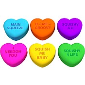 Squeeze Heart Teenie Nee Doh (assorted colors)