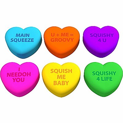 Squeeze Heart Teenie Nee Doh (assorted colors)