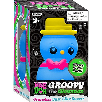 NeeDoh Groovy Glowman (Snow Ball Crunch) - assorted colors