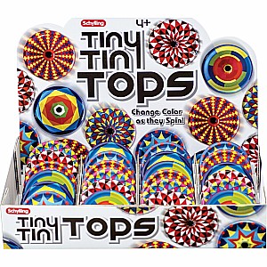 Tiny Tin Tops (Assorted Colors) 