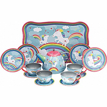 Unicorn Tin Tea Set