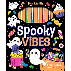 Markerific: Spooky Vibes: Activity Folder with 6 Markers