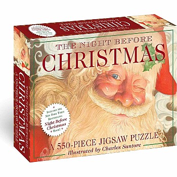 The Night Before Christmas: 550-Piece Jigsaw Puzzle & Book: A 550-Piece Family Jigsaw Puzzle Featuring The Night Before Christm