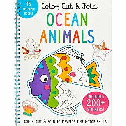 Color, Cut, and Fold: Ocean Animals