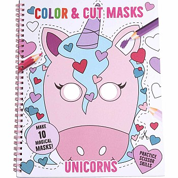 Color & Cut Masks: Unicorns