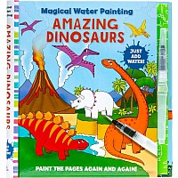 Magical Water Painting: Amazing Dinosaurs: (Art Activity Book, Books for Family Travel, Kids' Coloring Books, Magic Color and Fa