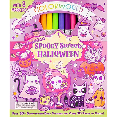 ColorWorld: Spooky Sweet Halloween: Plus 35+ Glow-in-the-Dark Stickers and Over 30 Pages to Color!